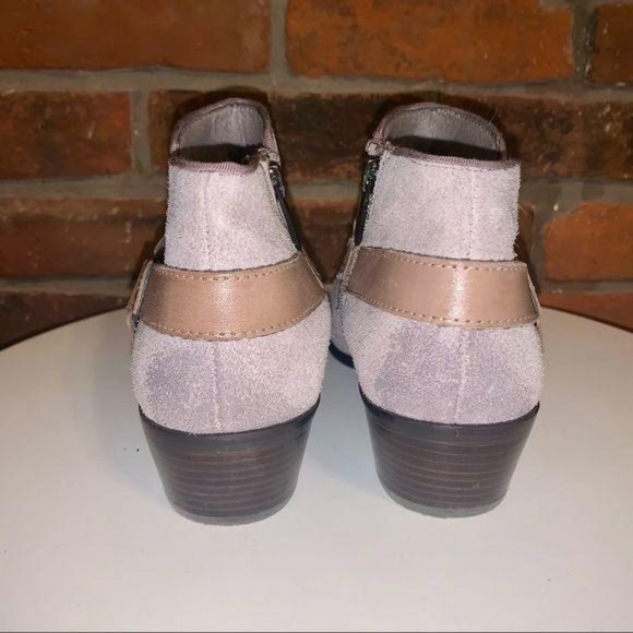 Sam Edelman Gray Suede Phoenix Ankle Booties 7 - Picture 5 of 9